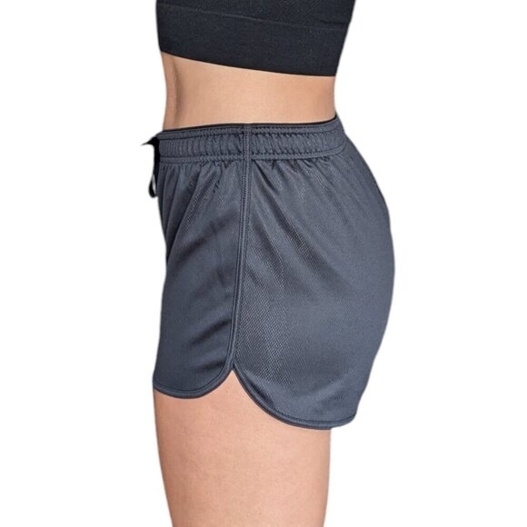 H&M Black Low Rise Sports Shorts with Drawstring Waistband Women Size Small - Picture 2 of 4